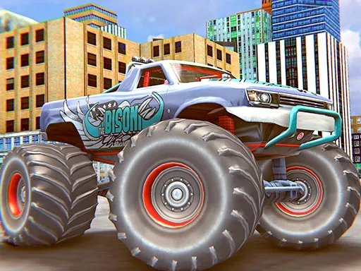 Monster Truck Stunt Driving Simulation - game thumbnail image