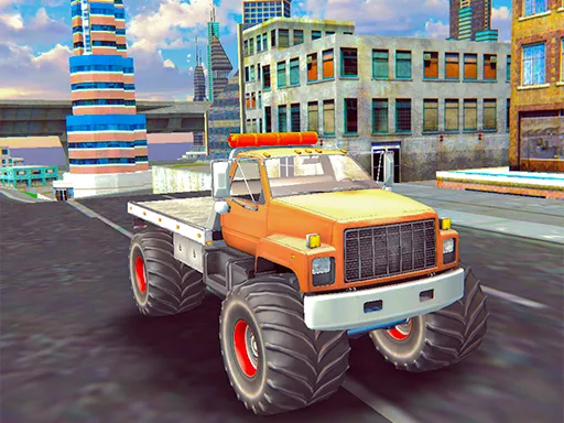 Monster Truck Stunts Free Jeep Racing Games - game thumbnail image