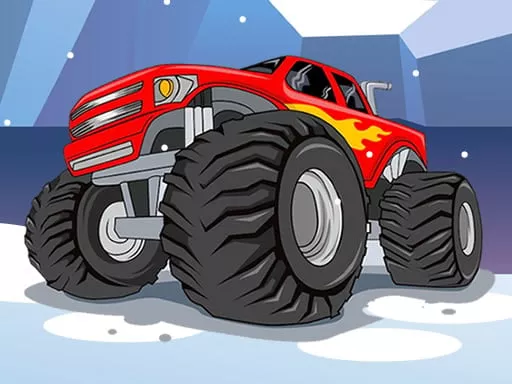 Monster Truck Wheels Winter - game thumbnail image