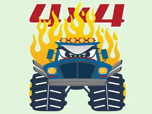 Monster Trucks Coloring Pages - game thumbnail image