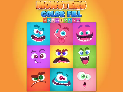 Monsters Color Fill - game thumbnail image
