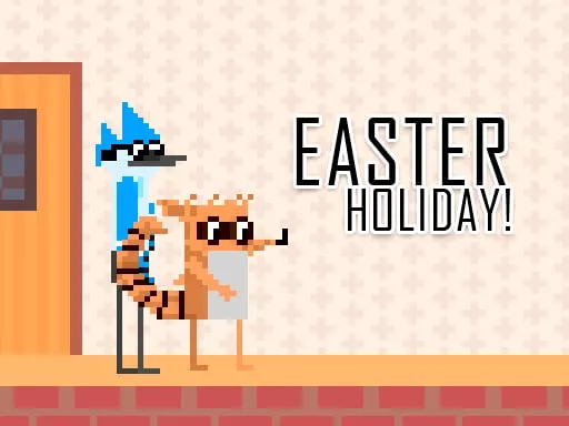 Mordecai and Rigby Easter Holiday - game thumbnail image