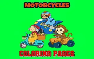 Motorcycle Coloring Pages - game thumbnail image