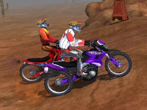 Motorcycle Dirt Racing Multiplayer - game thumbnail image