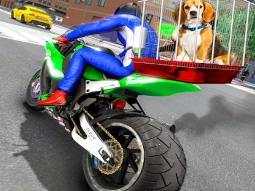 Motorcycle Pet Delivery - game thumbnail image