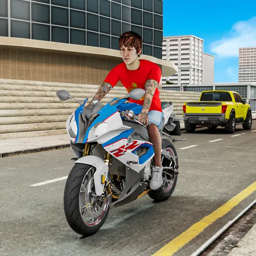 Motorcycle simulator offline game thumbnail image