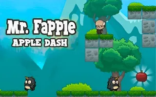 Mr. Fapple Apple Dash - game thumbnail image