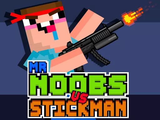Mr Noobs vs Stickman - game thumbnail image