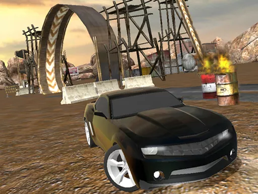 Muddy Village Car Stunt - game thumbnail image