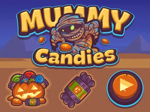 Mummy Candies | Fullscreen HD Game - game thumbnail image