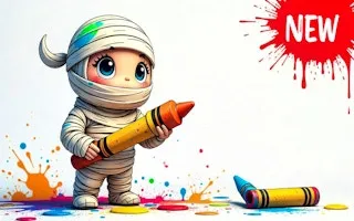 Mummy Coloring Book - game thumbnail image