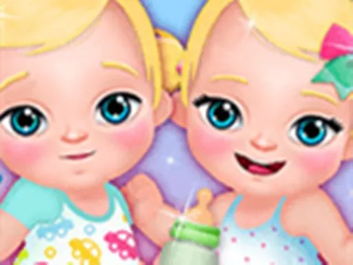 My New Baby Twins - Baby Care Game - game thumbnail image