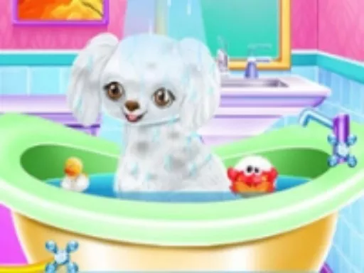 My New Poodle Friend - Pet Care Game - game thumbnail image