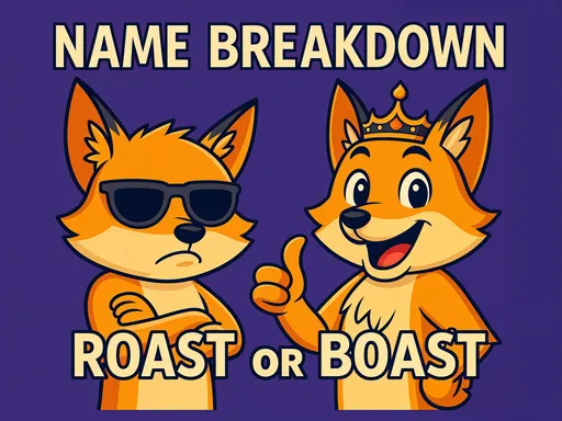Name Breakdown Roast Or Boast - game thumbnail image