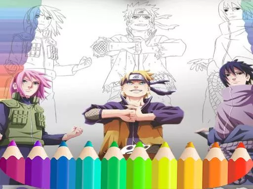 Naruto Shippuden Coloring Book: draw Book Ninja - game thumbnail image