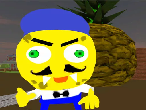 Neighbor Sponge. Scary Secret 3D - game thumbnail image