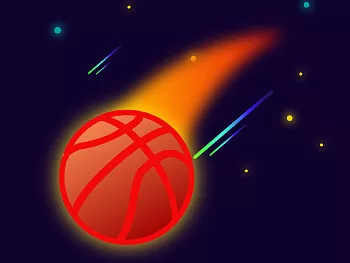 Neon Basketball Damage - game thumbnail image