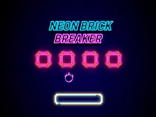 Neon Brick Breaker  - game thumbnail image