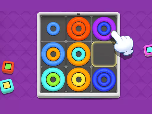 Neon Circles & Color Sort Puzzle - game thumbnail image