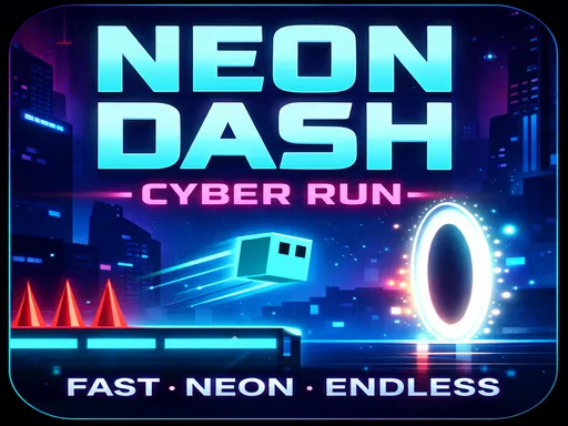 Neon Dash: Cyber Run - game thumbnail image