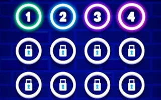 Neon Star Bricks - game thumbnail image