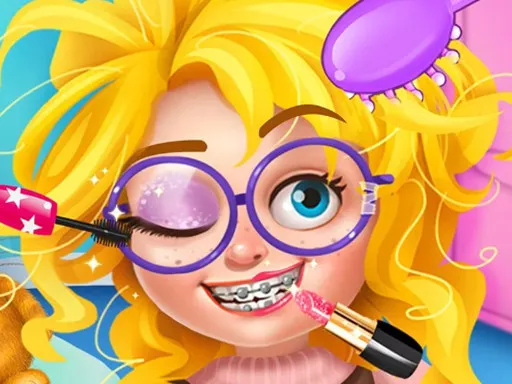 Nerdy Girl Makeup Salon - game thumbnail image