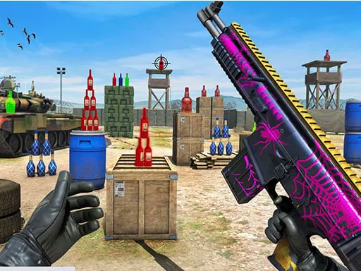 New Bottle Shooting Game - game thumbnail image