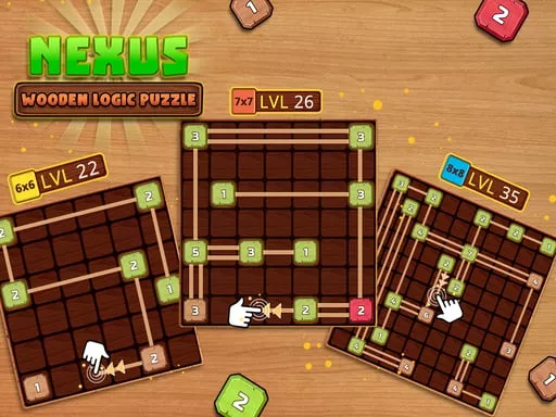 NEXUS : wooden logic puzzle - game thumbnail image