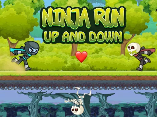 Ninja Run Up and Down - game thumbnail image