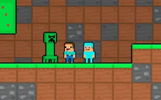 Noob and Pro Monster School - game thumbnail image