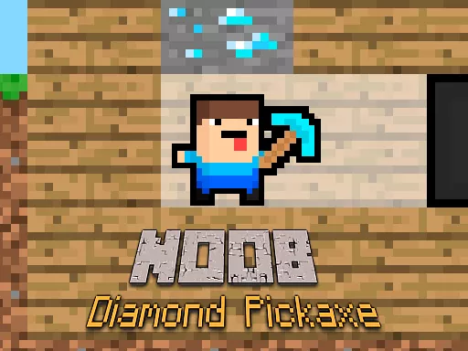 Noob Diamond Pickaxe - game thumbnail image