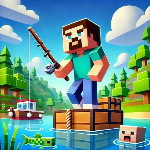 Noob fun fishing game thumbnail image