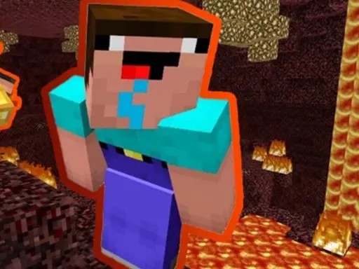 Noob Parkour : Nether - game thumbnail image