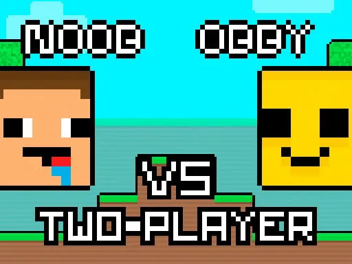 Noob vs Obby Two Player - game thumbnail image