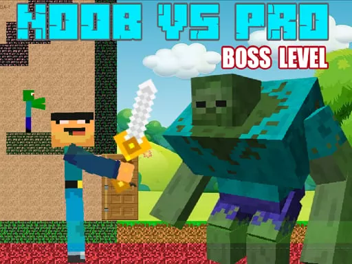 Noob vs Pro - Boss Levels - game thumbnail image