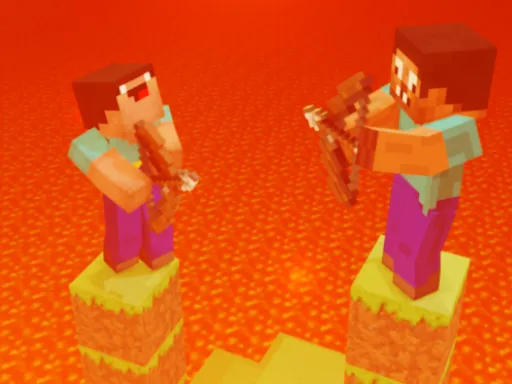 Noob vs Pro But Archers Minecraft - game thumbnail image