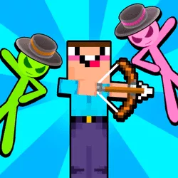 Noob vs Stickman Zombies - game thumbnail image