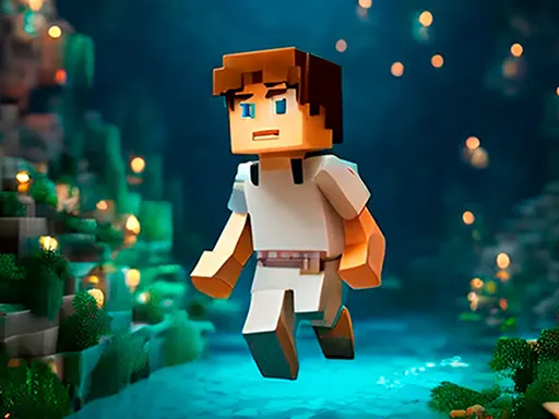 Noobik Parkour in a Cave! game thumbnail image