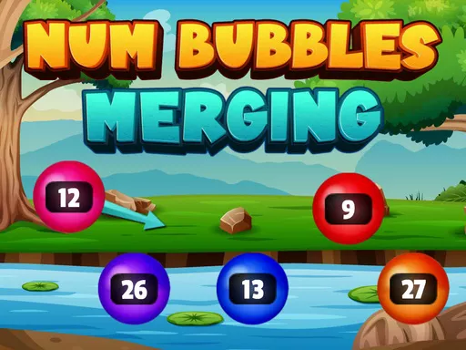 Num Bubbles Merging - game thumbnail image