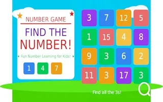 Number Game - Find The Number - game thumbnail image