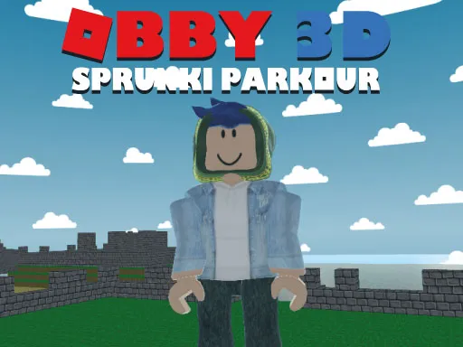 Obby 3D Sprunki Parkour - game thumbnail image