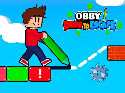 Obby Draw to Escape - game thumbnail image