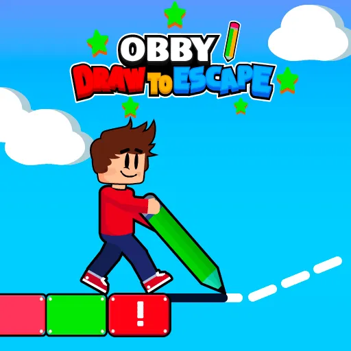 Obby Draw to Escape game thumbnail image