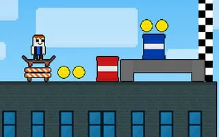 Obby Skate Forever Parkour - game thumbnail image