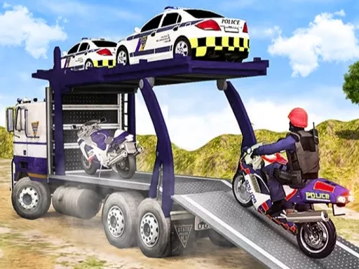 Offroad Police Cargo Transport - game thumbnail image
