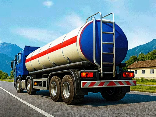Oil Tanker Truck Parking Game - game thumbnail image