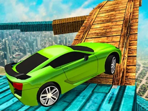 Old Car stunt Sim - game thumbnail image