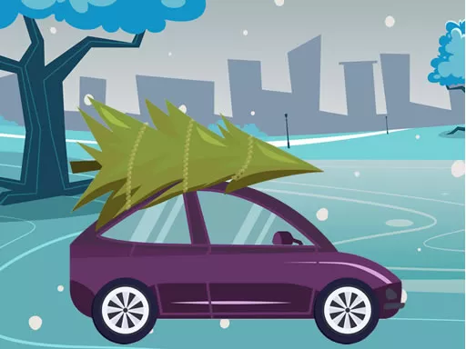 Old Time Christmas Cars Match 3 - game thumbnail image