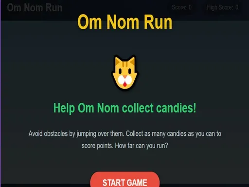 Om Nom Run 03 - game thumbnail image