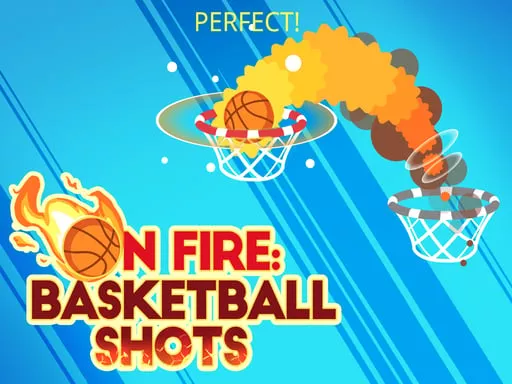 On fire : basketball shots - game thumbnail image